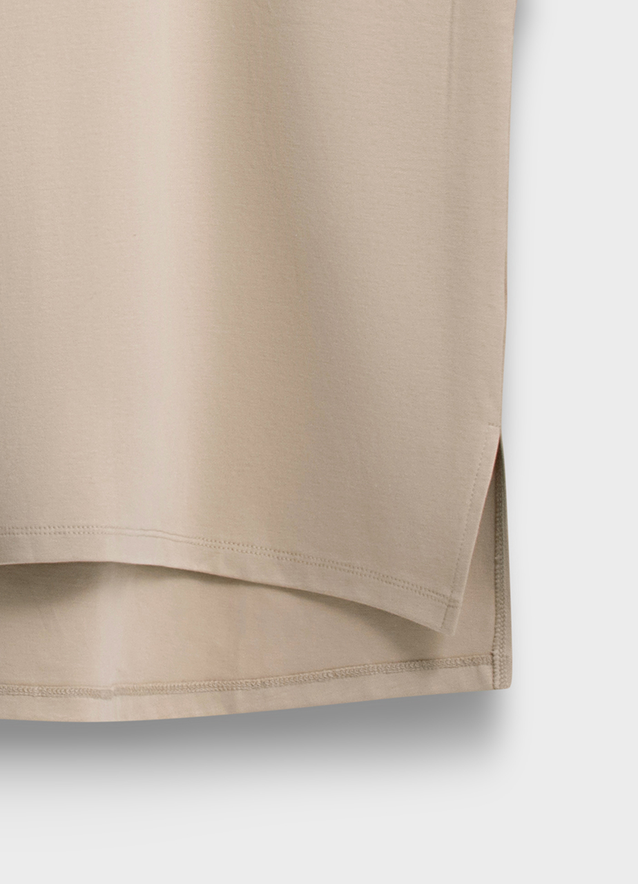 Boxy tank top x neven allgeier Beige textile