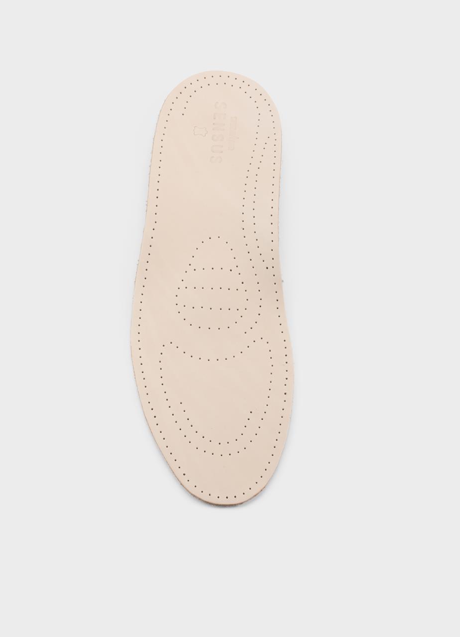 Leather foot bed men 