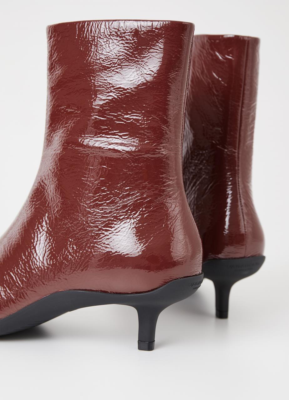 Lydia ботинки и сапоги Коричневый patent leather