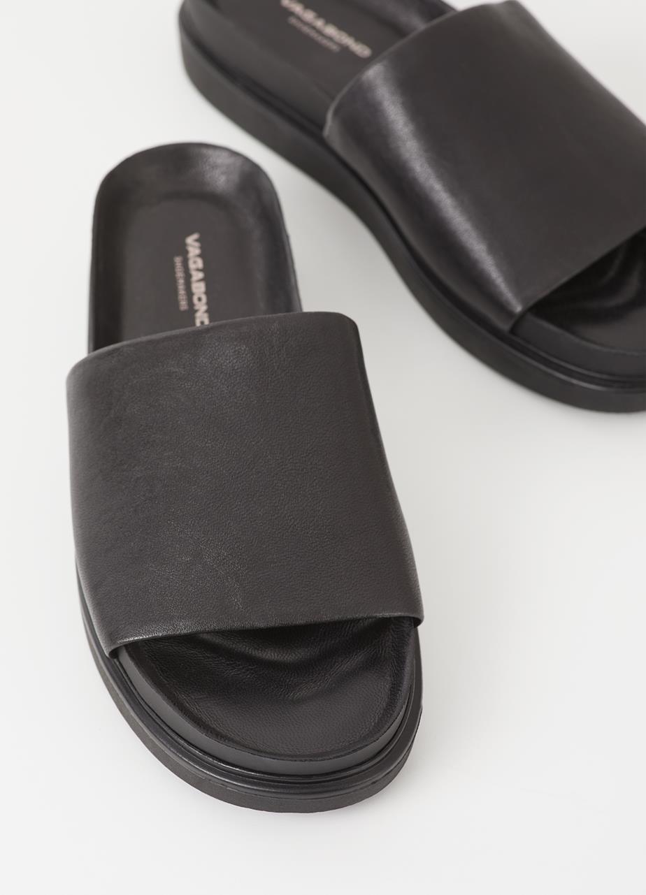 Erın sandals Black leather