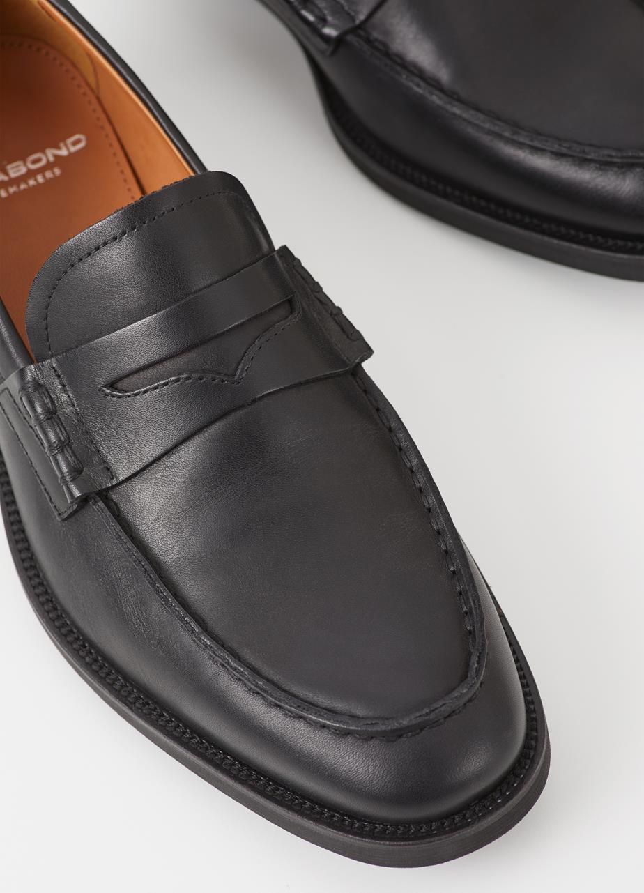 Mario loafer Schwarzes leder