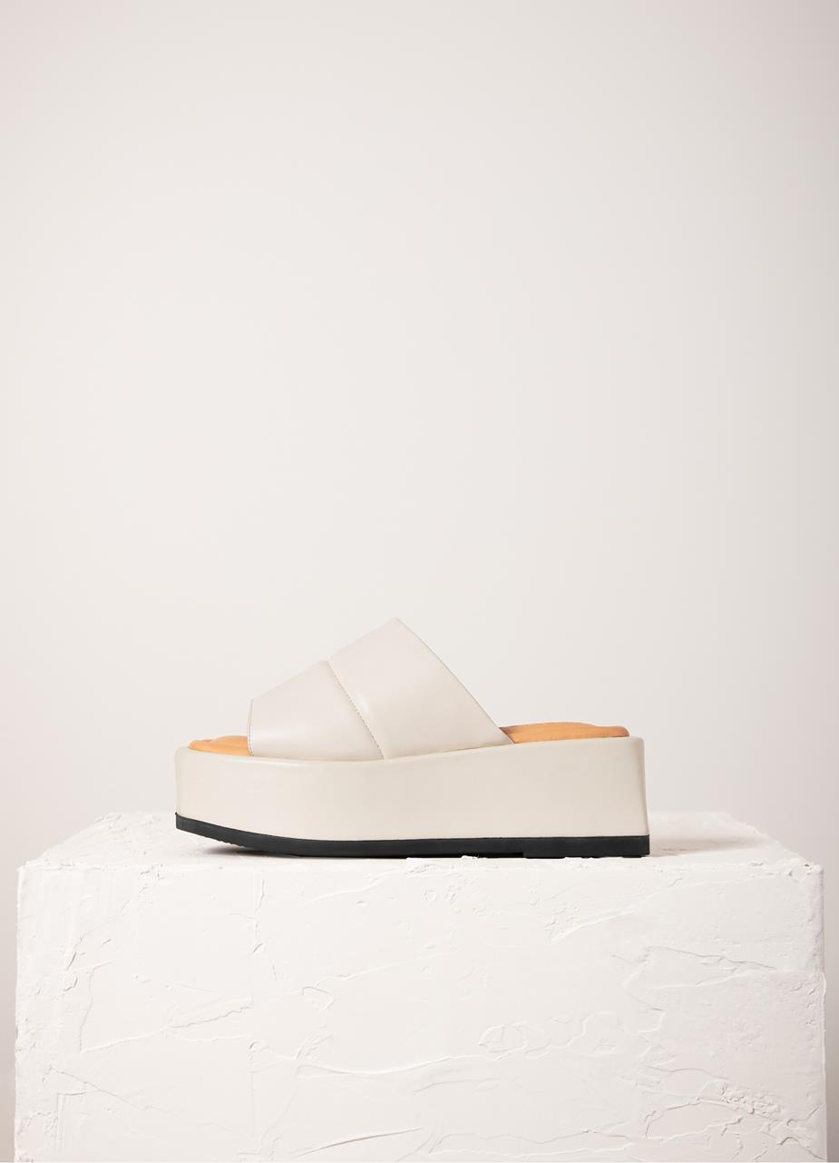 Juno sandals Off-White leather