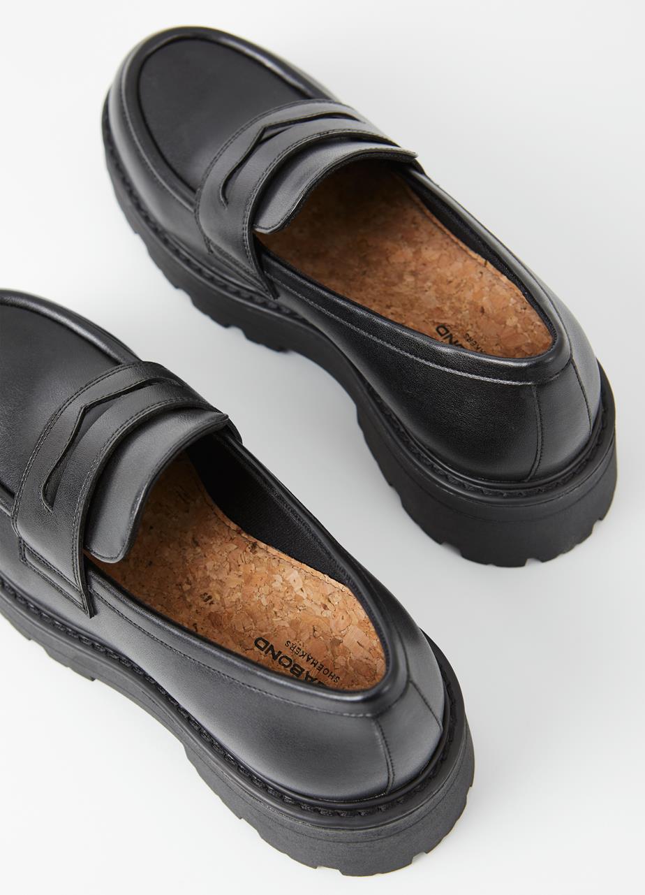 Cosmo 2.0 loafer Sort immiteret læder