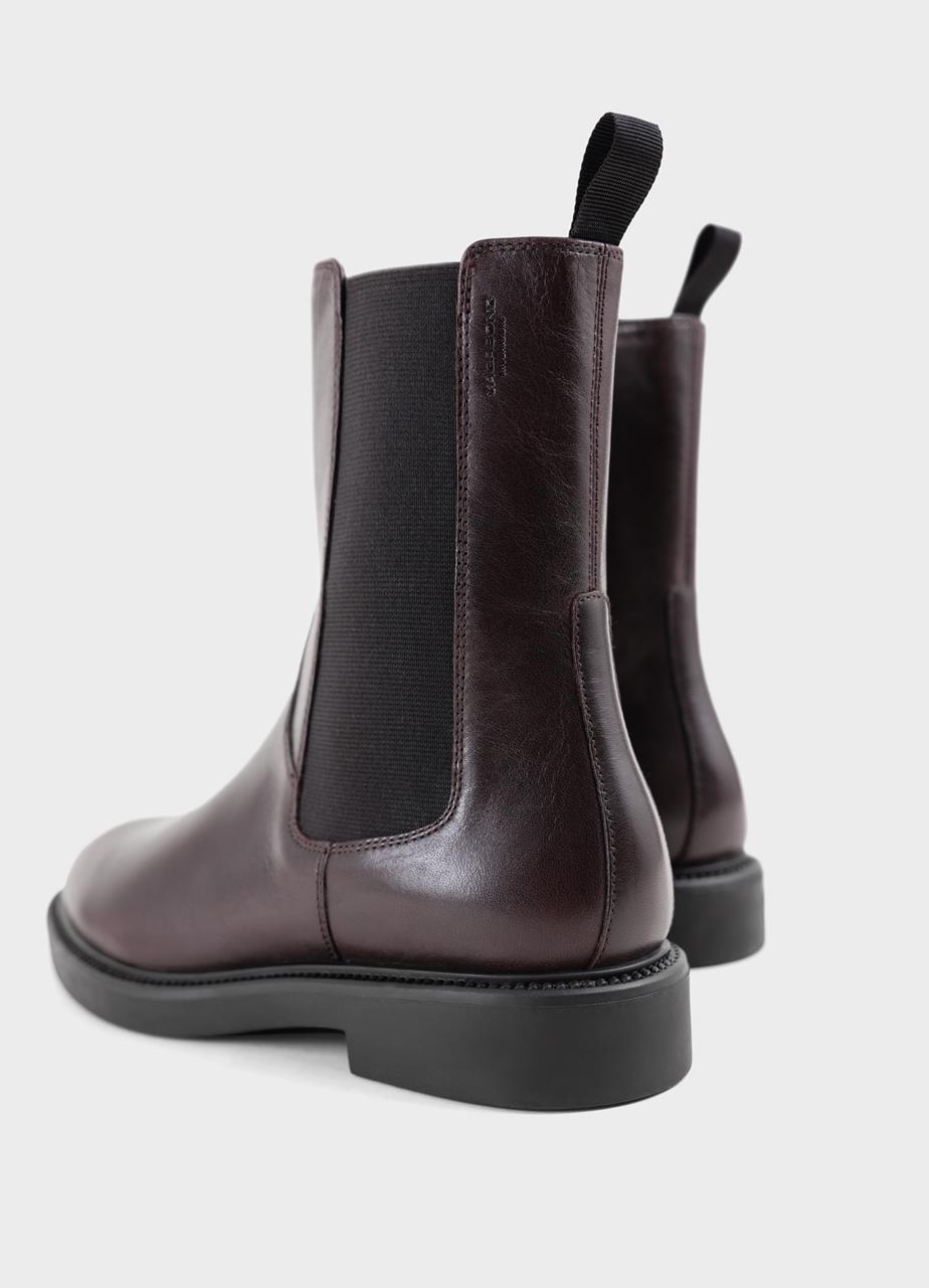 Alex w boots Dark Brown leather