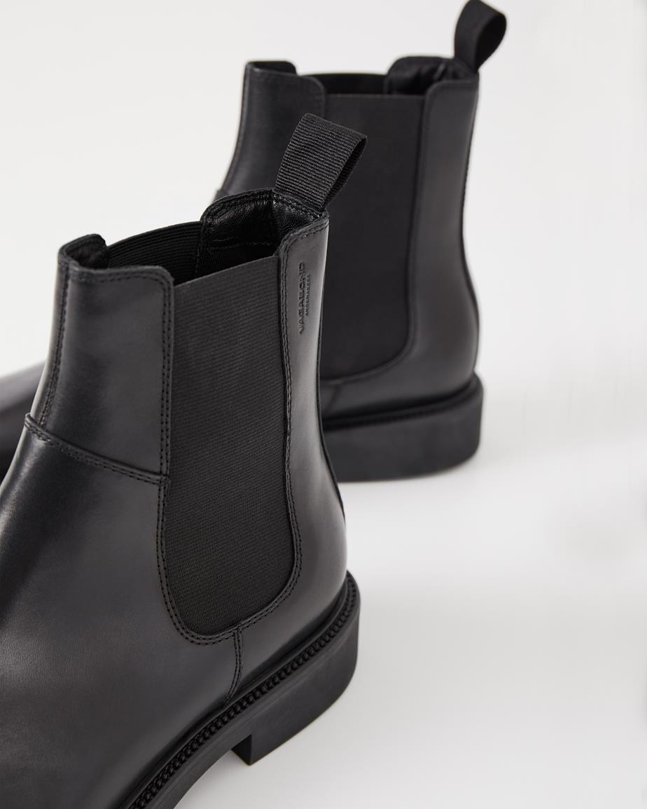 Alex m boots Svart, Skinn