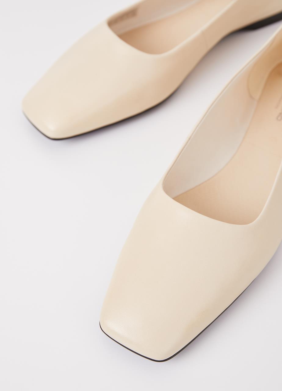 Delia skor Off-White läder