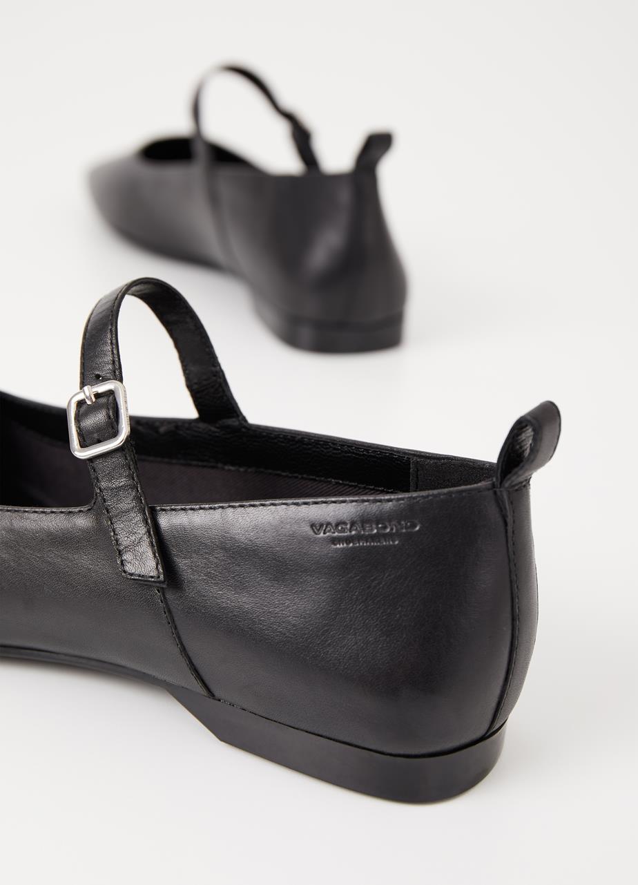 Delia chaussures Noir cuir