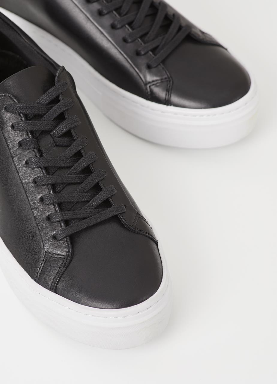 Zoe platform sneakers Black leather