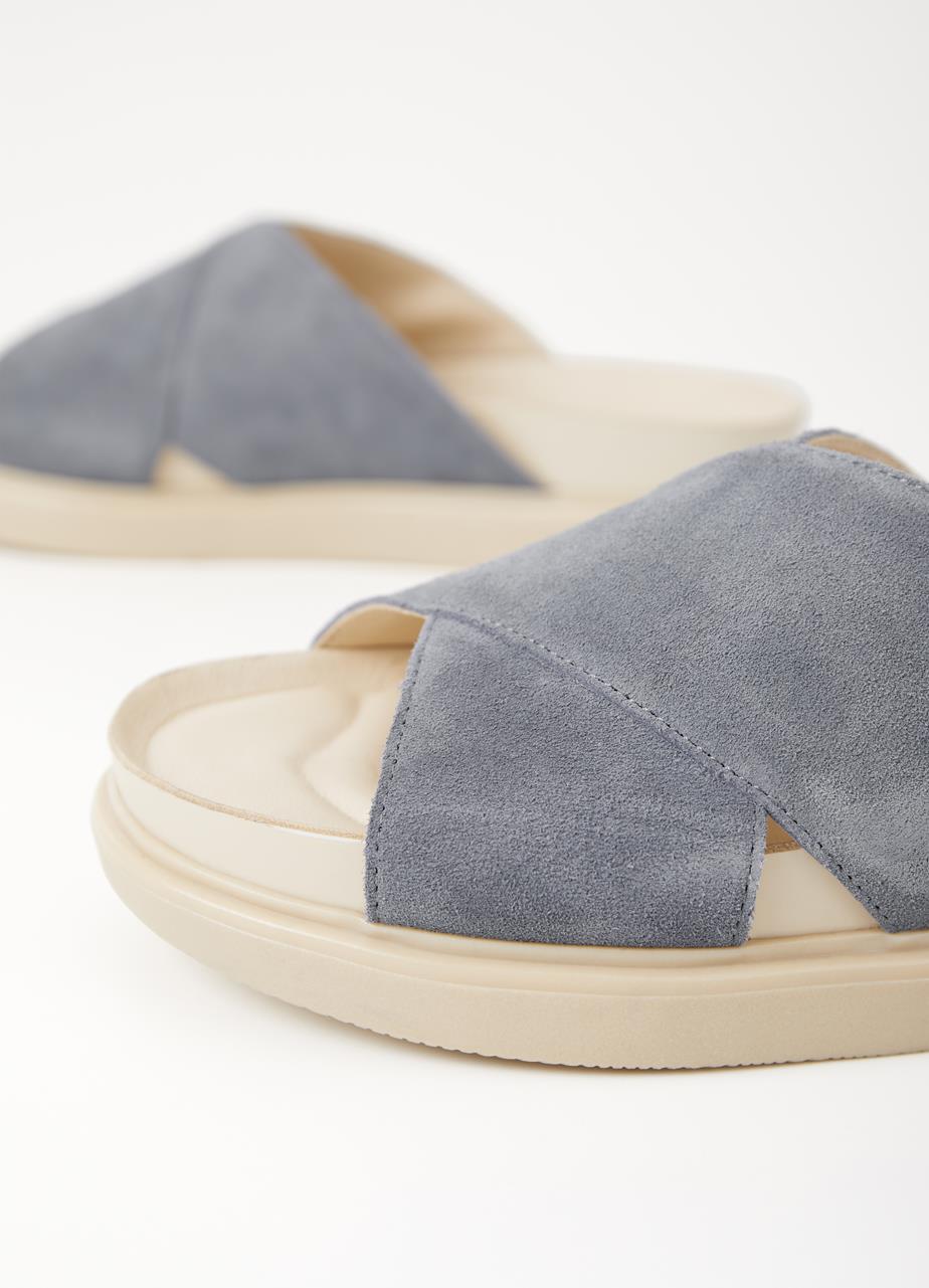Erin sandaler Blå ruskind