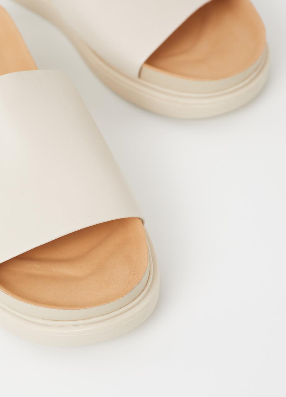Erın sandals Off-Whıte leather
