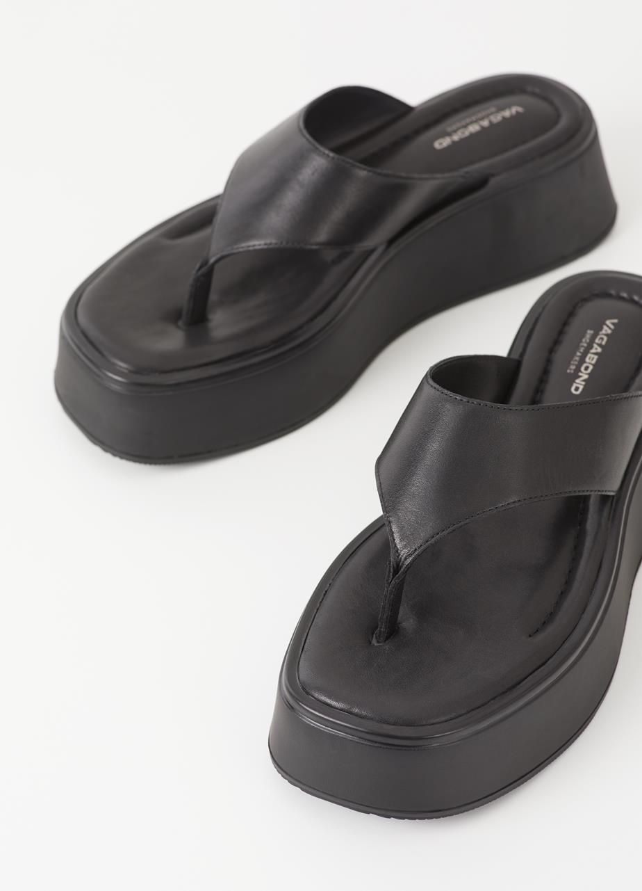 Courtney sandales Noir cuir