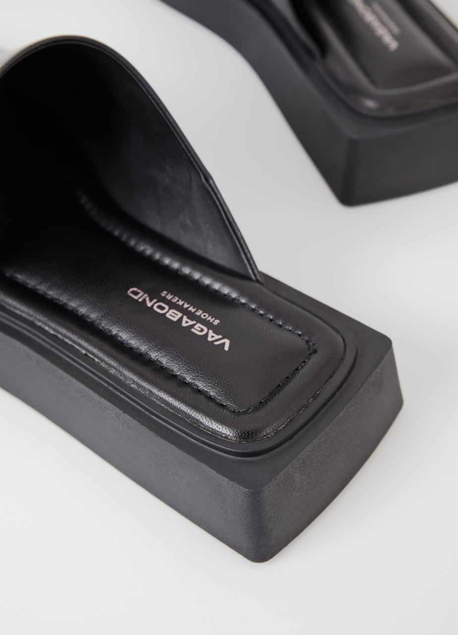Evy sandals Black leather