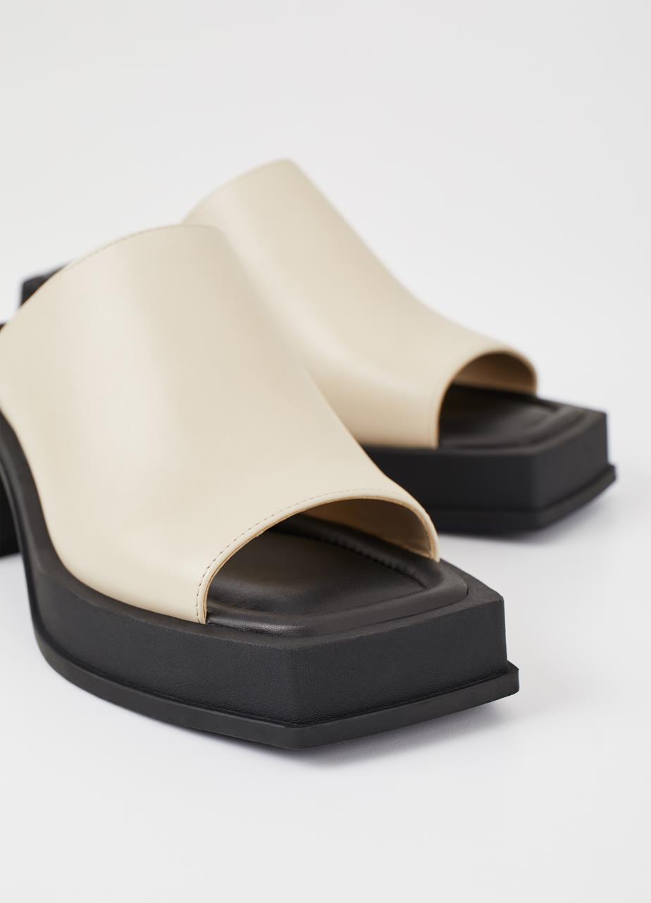 Hennie sandaler Offwhite læder