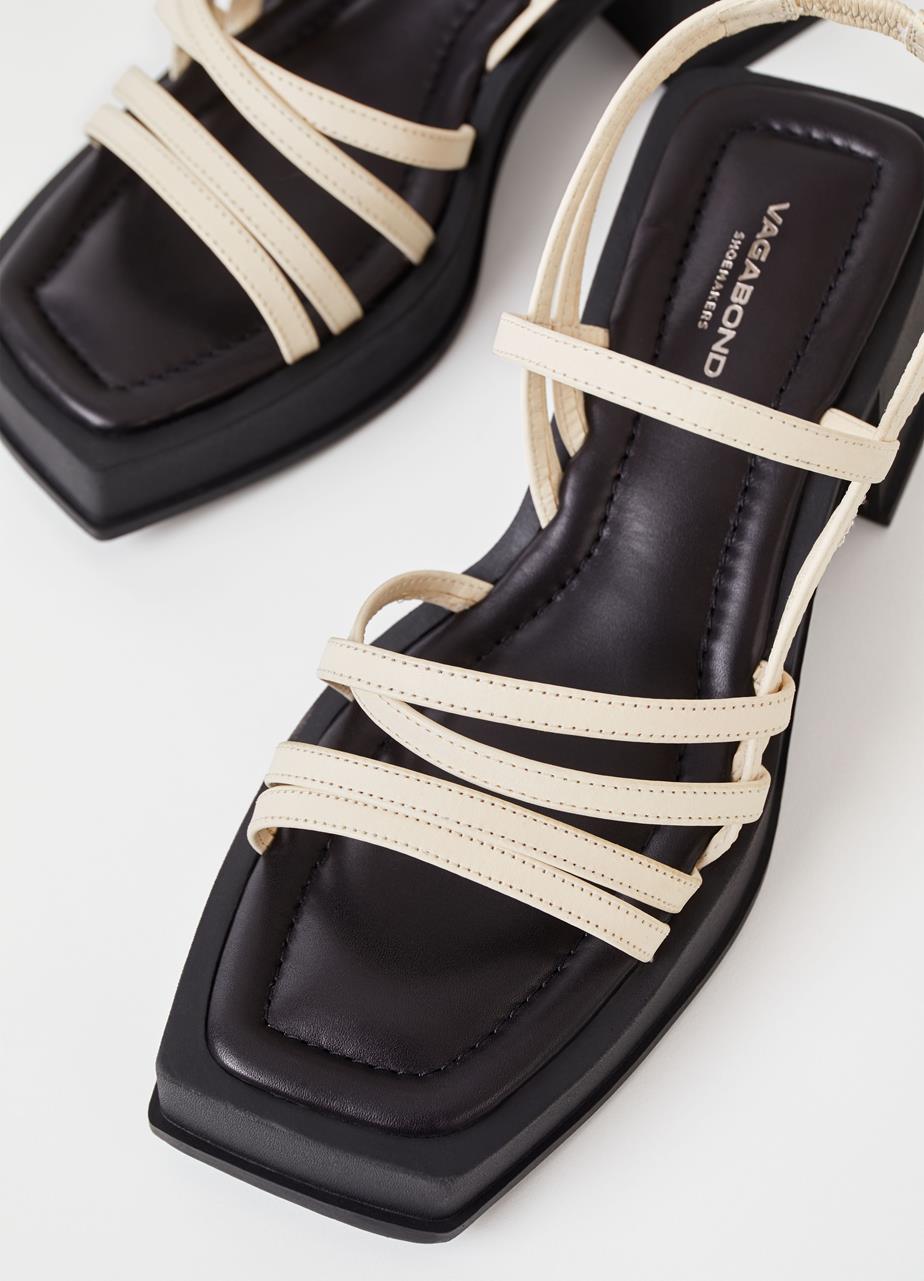 Hennıe sandals Off-Whıte leather