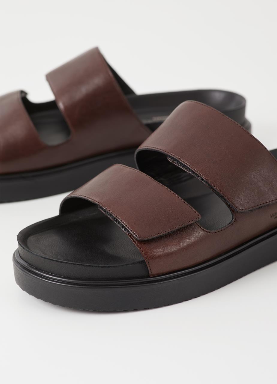 Seth sandals Dark Brown leather