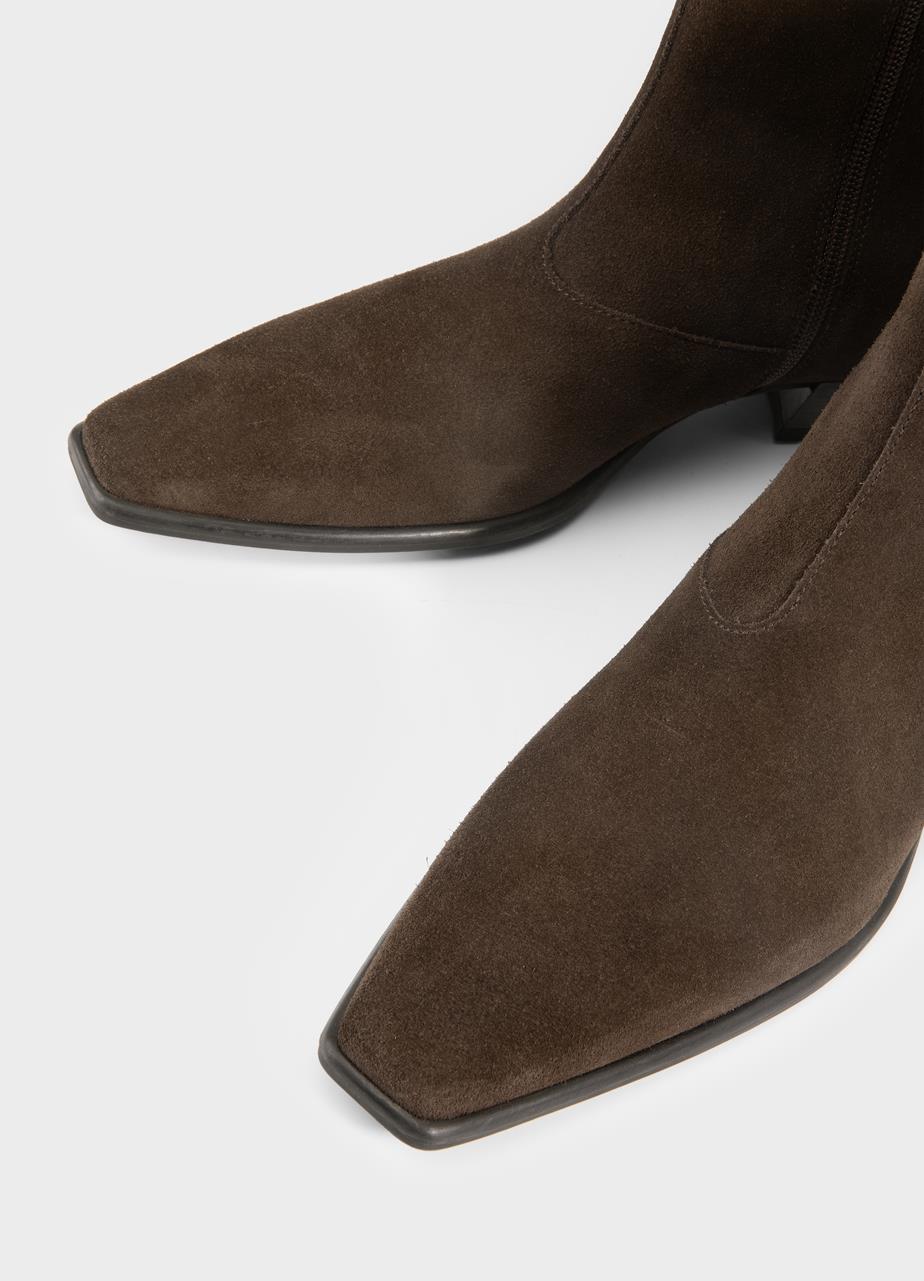 Nella boots Dark Brown suede
