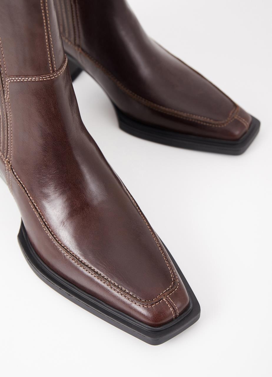 Alina boots Dark Brown leather