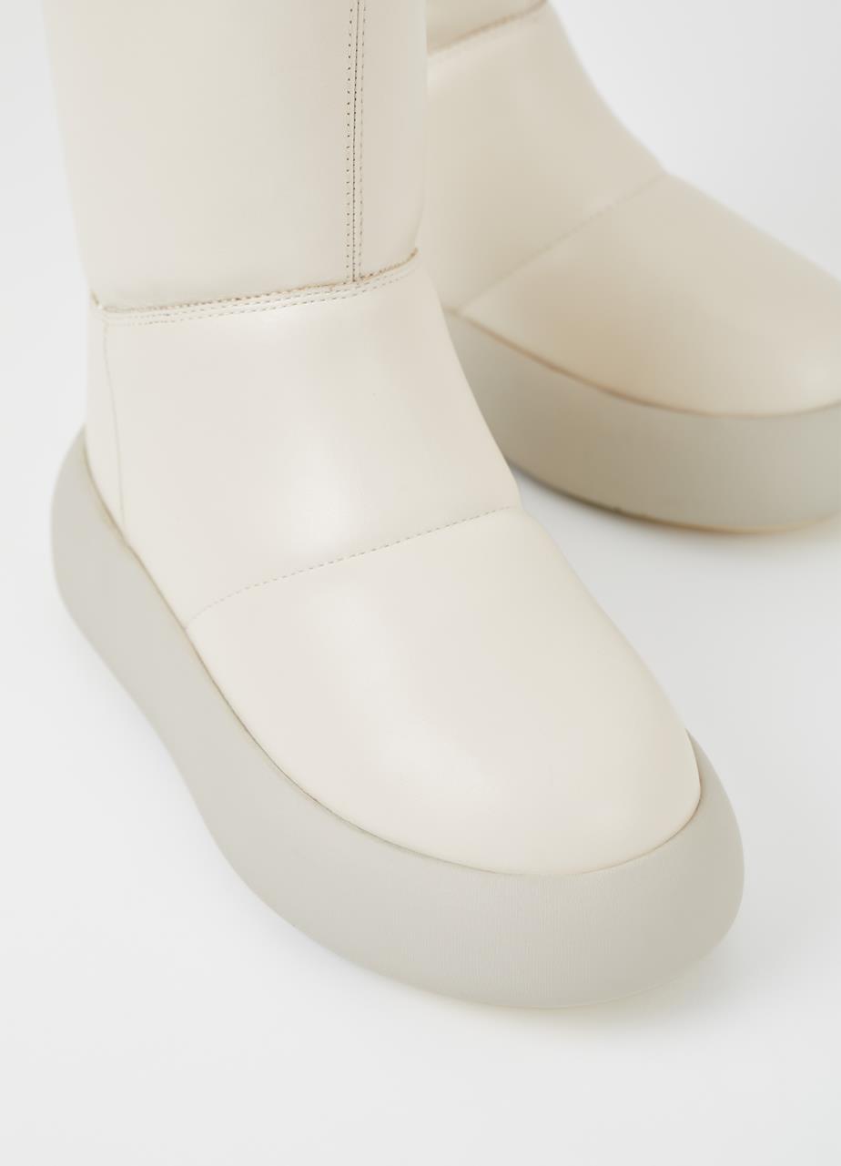 Aylin boots Off-White leather