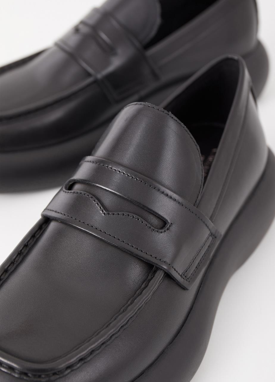 Janick loafer Black leather