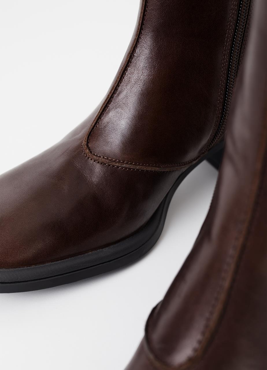 Ansie boots Dark Brown leather