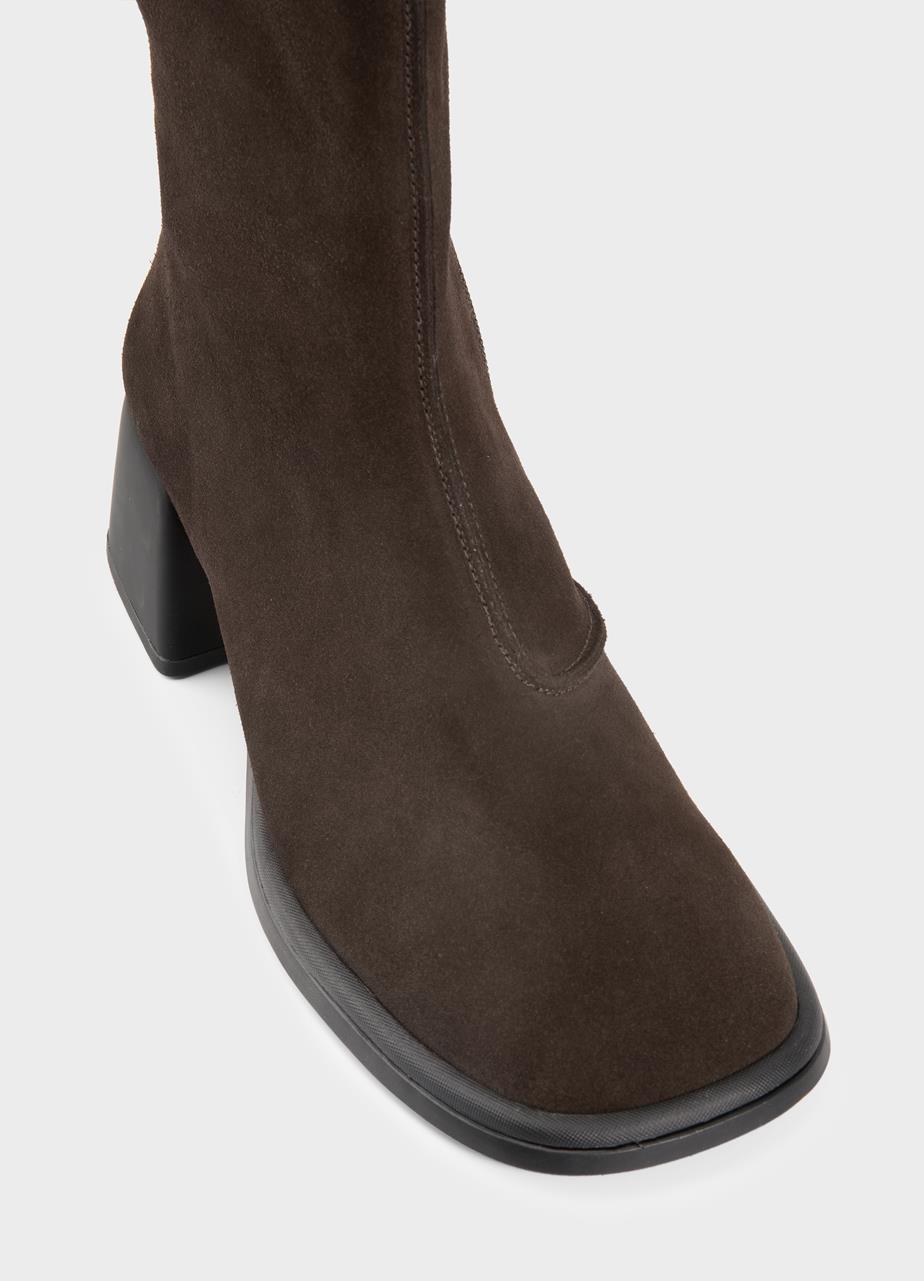 Ansie ankle boots Dark Brown suede