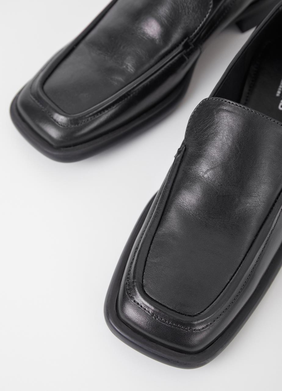 Brittie mocassini Nero pelle