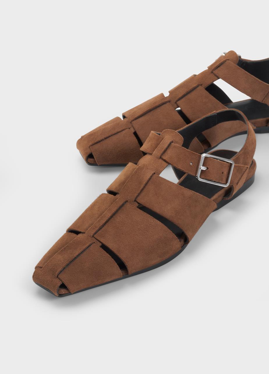 Wioletta sandals Brown suede