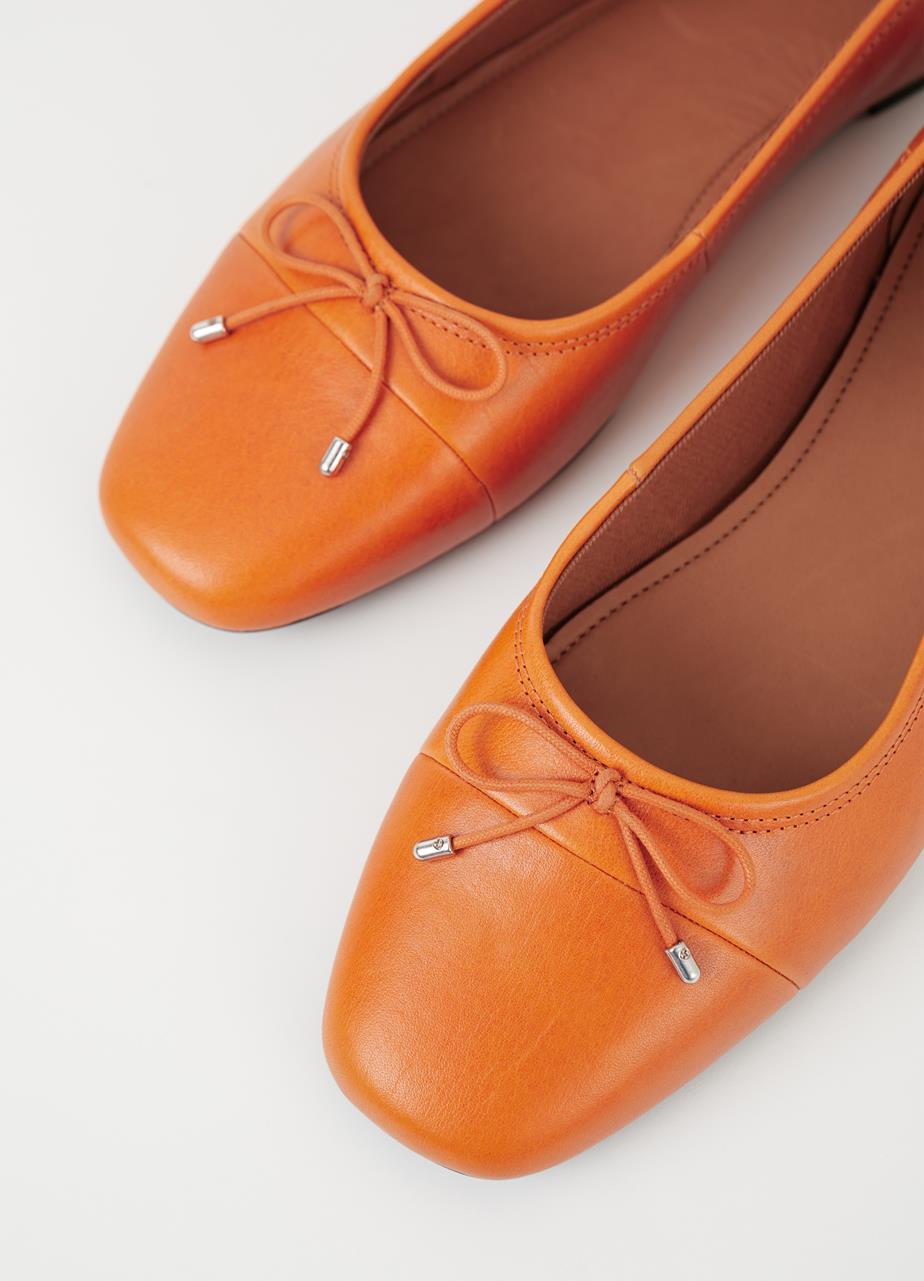 Jolin skor Orange läder
