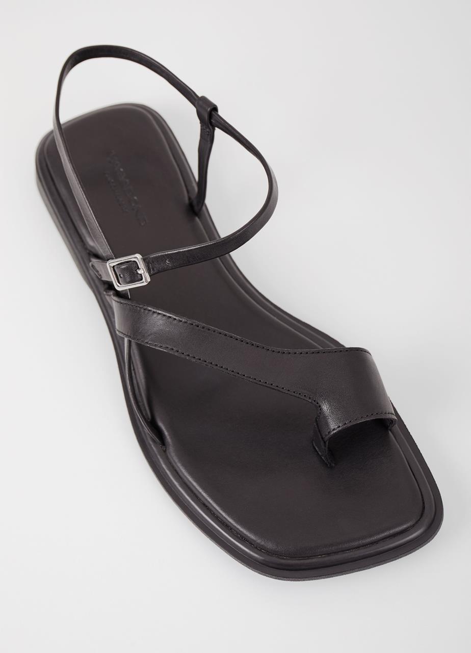 Izzy sandaler Svart läder