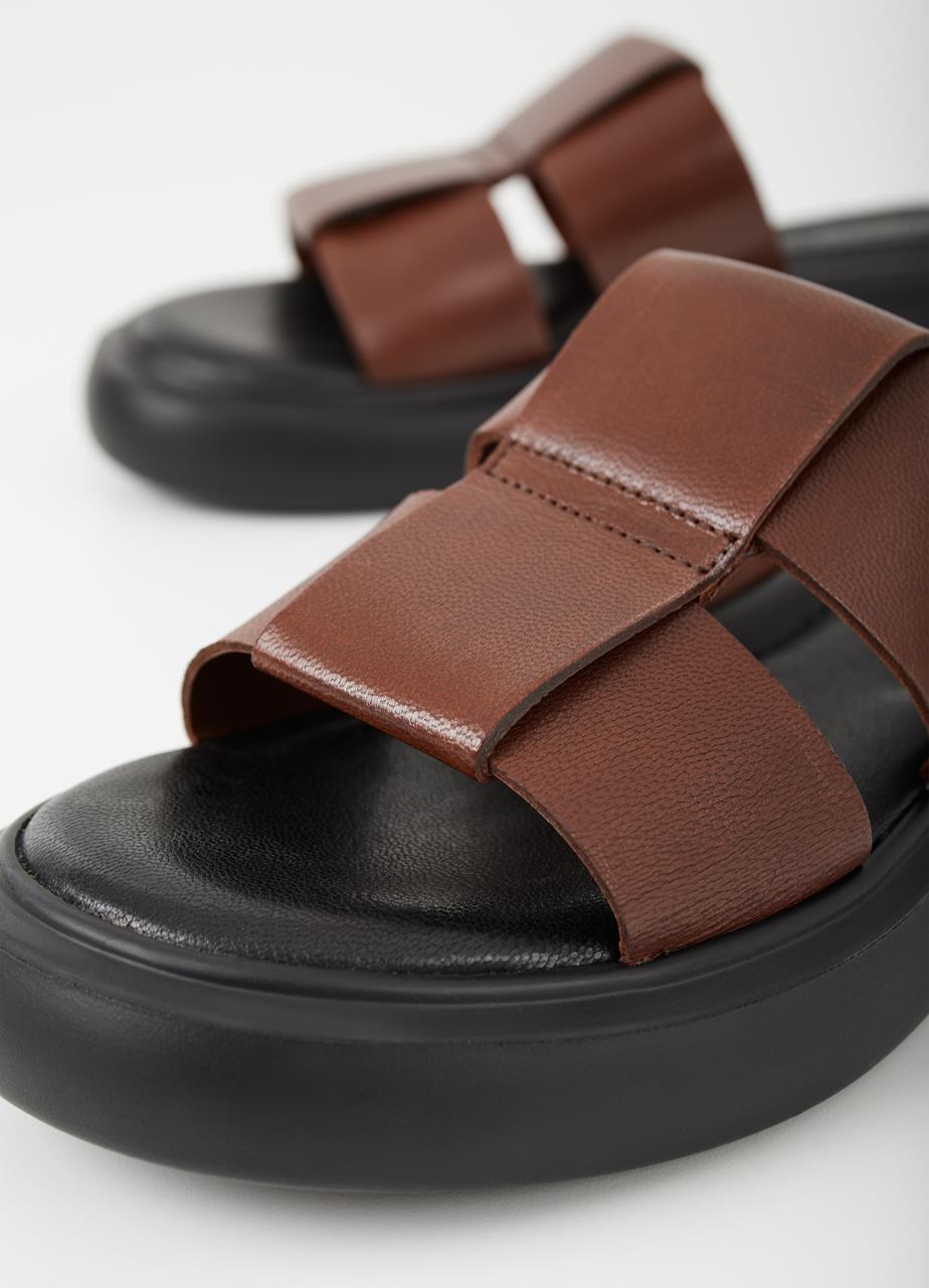 Blenda sandaler Brun læder