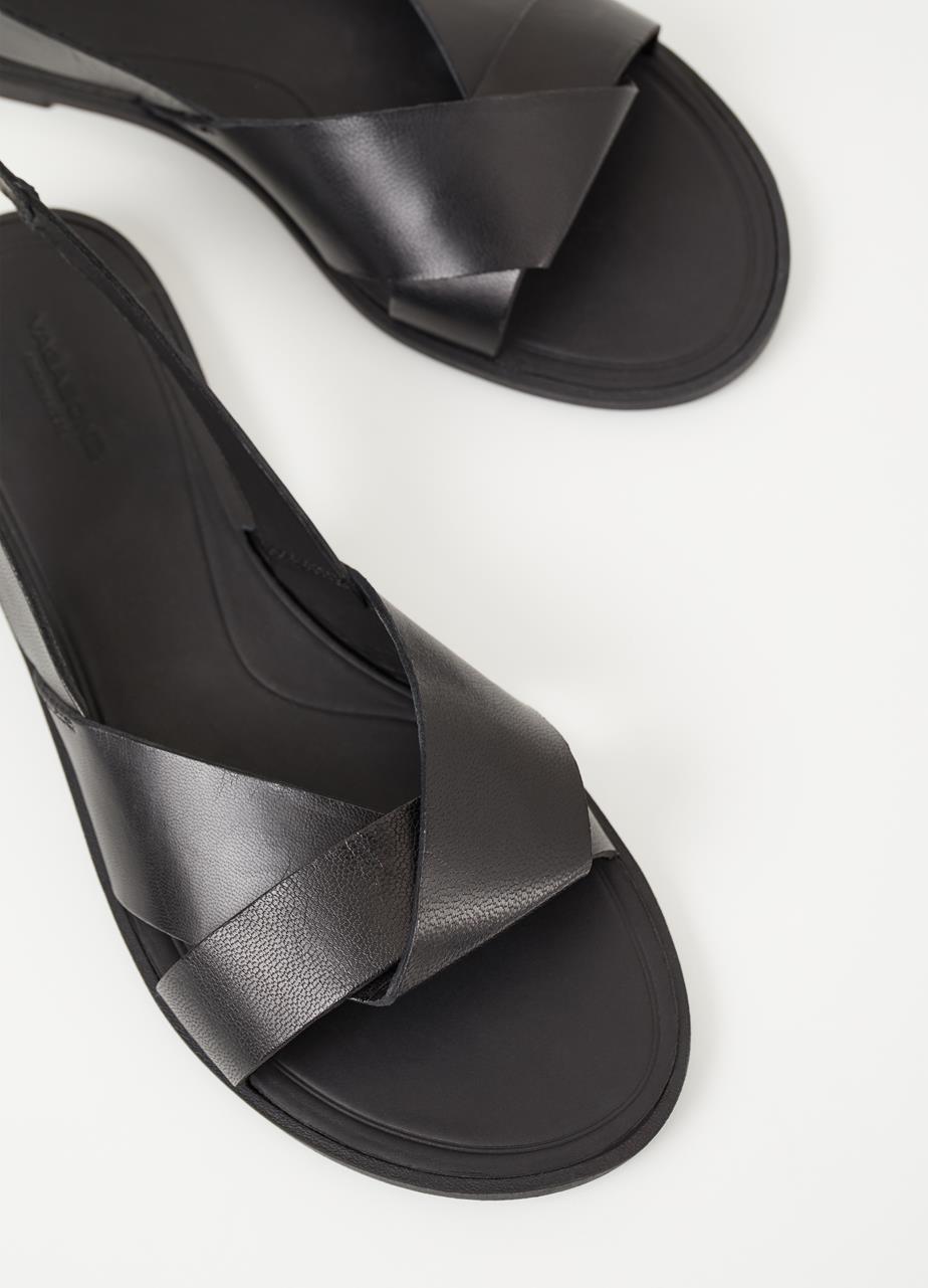 Tia 2.0 sandals Black leather