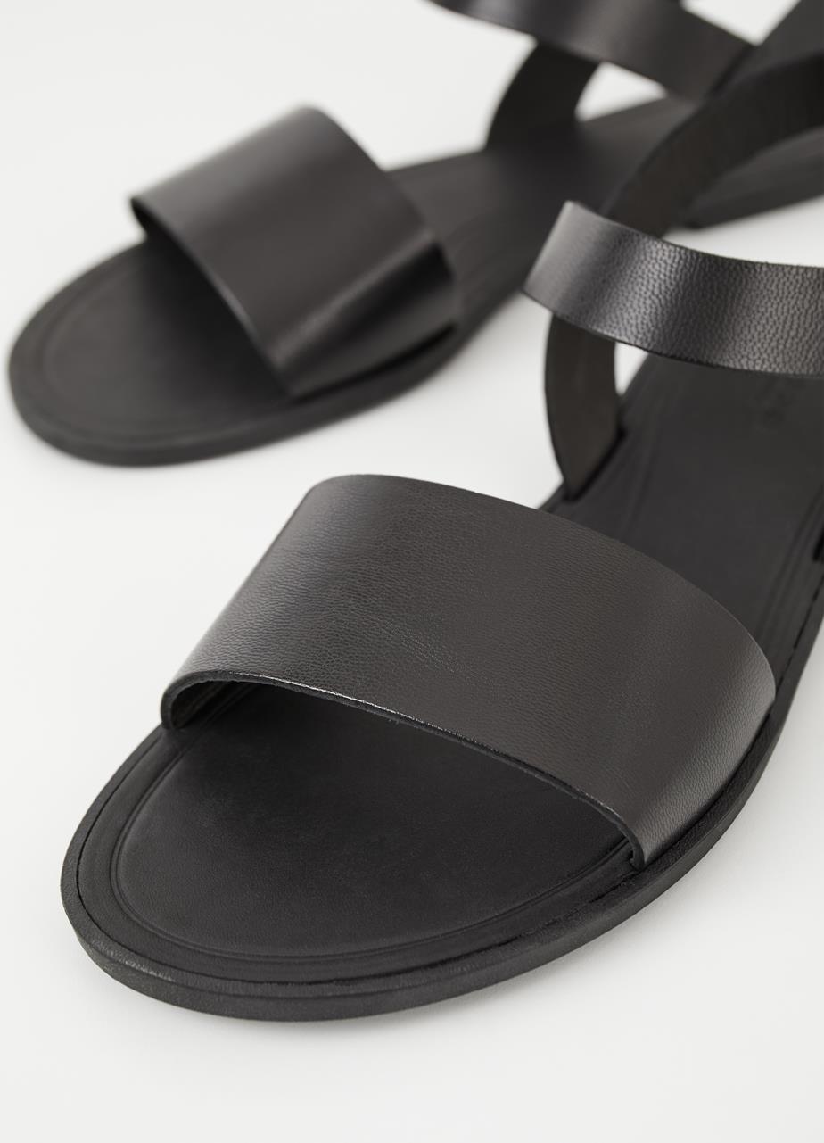 Tia 2.0 sandales Noir cuir
