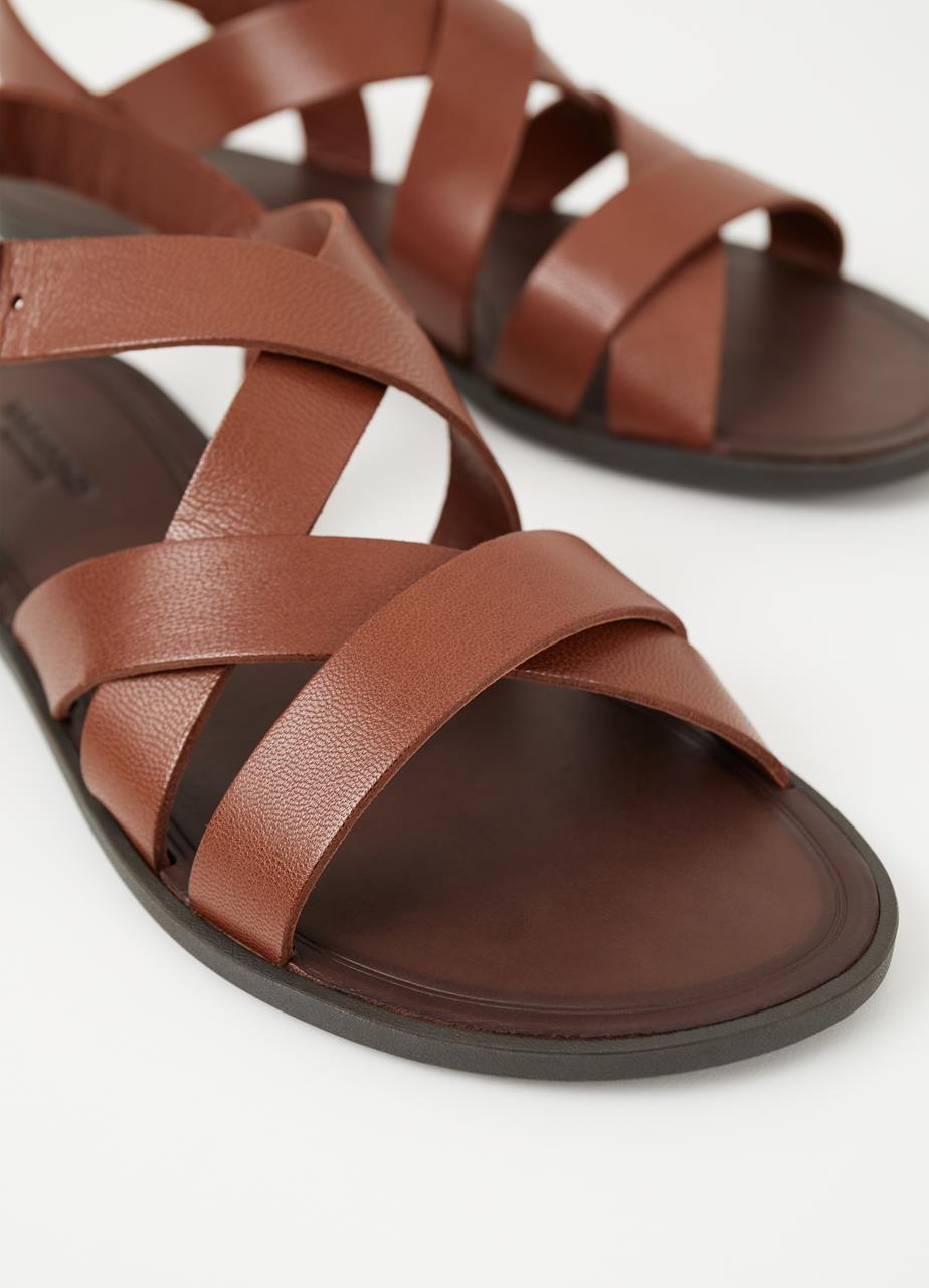 Tia 2.0 sandále Hnedá koža
