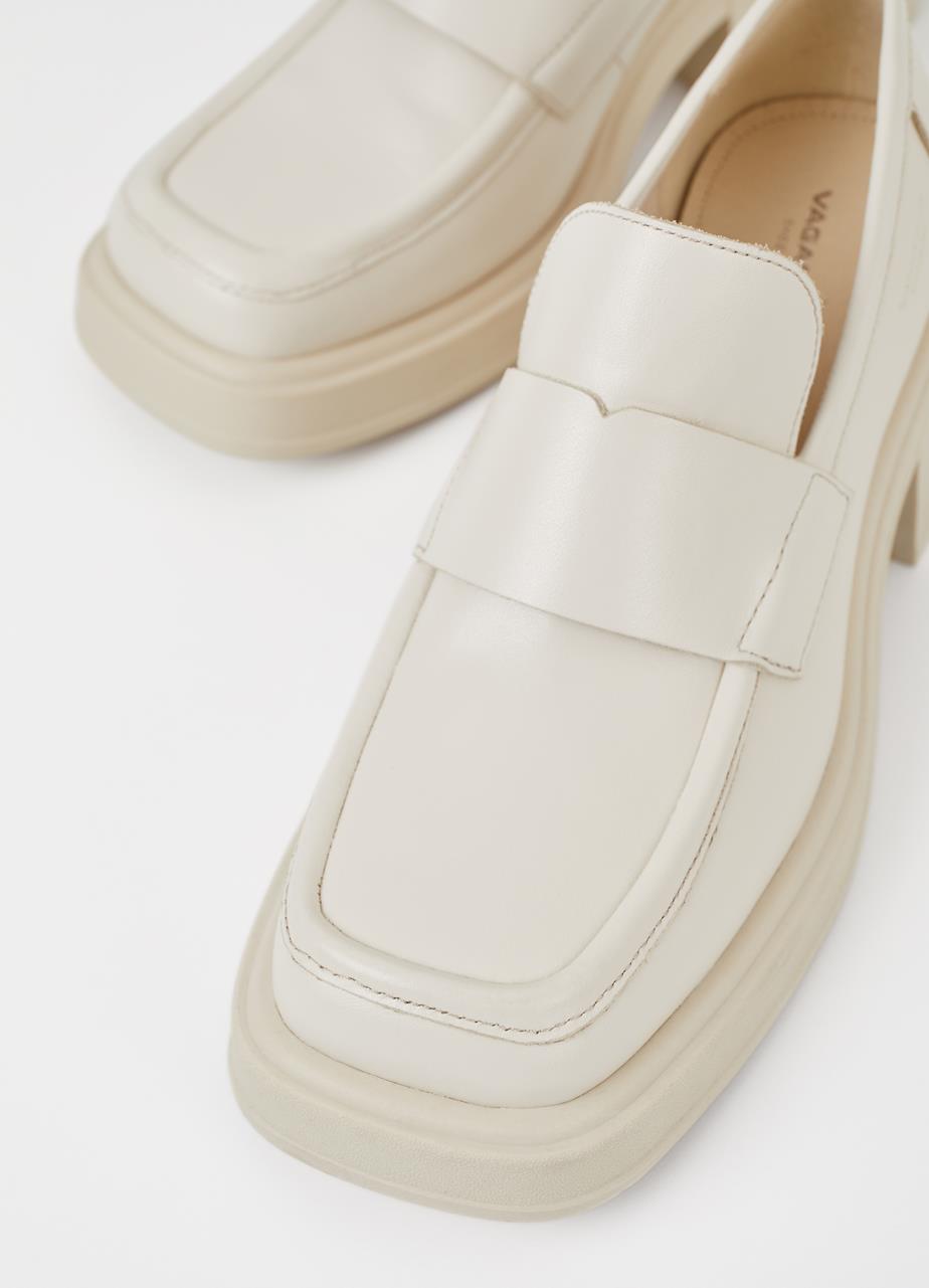 Dorah loafer Off-White läder