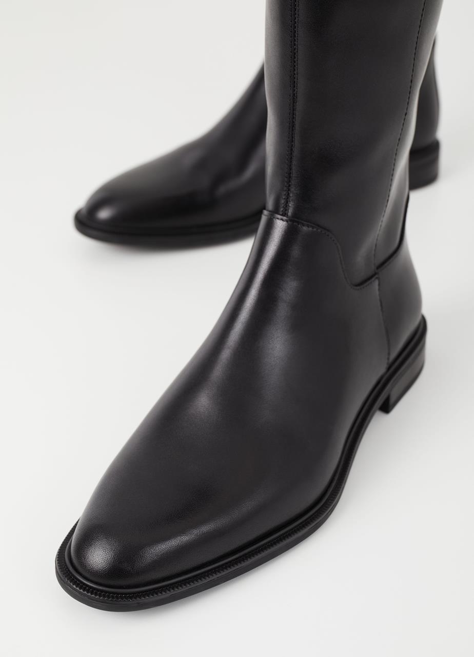 Frances 2.0 bottes hautes Noir cuir