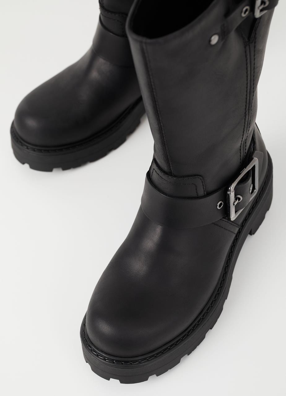 Cosmo 2.0 tall boots Black oıly nubuck