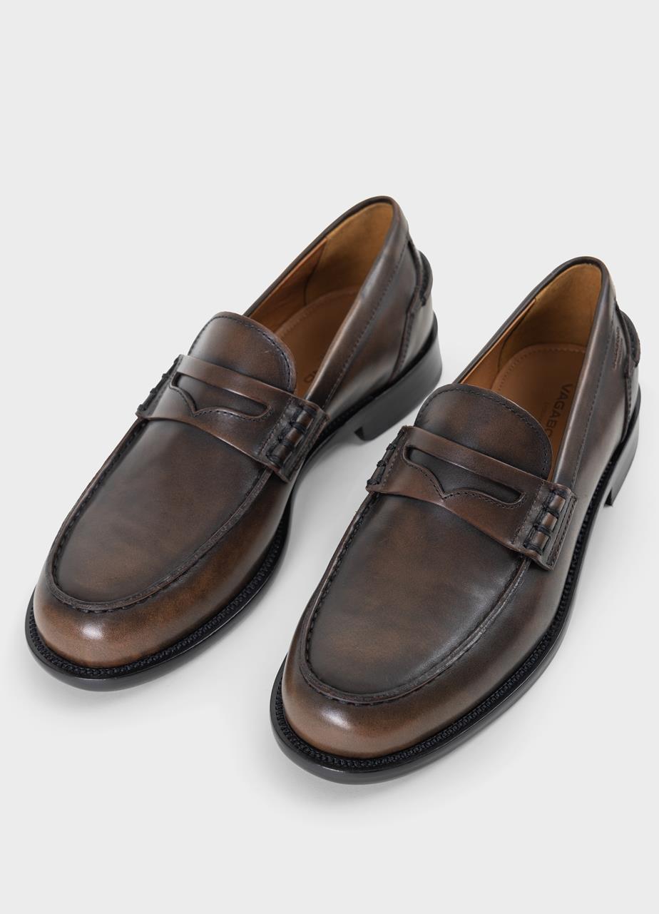 Steven loafers Brown brush-off leather