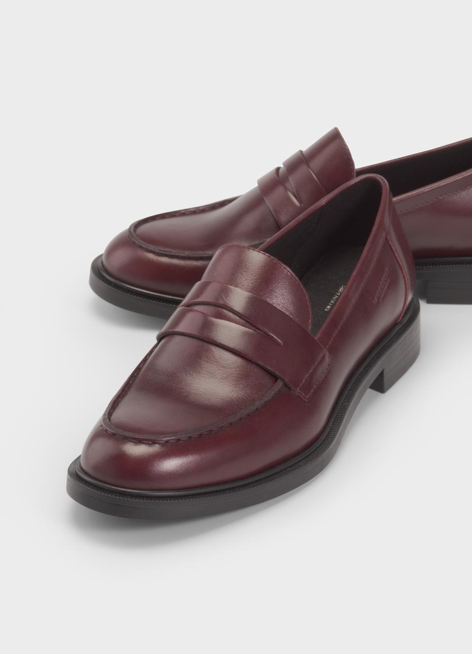 Amına loafers Dark Red leather