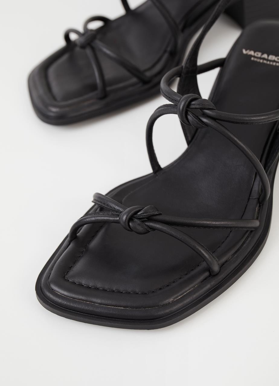 Ines sandals Black leather