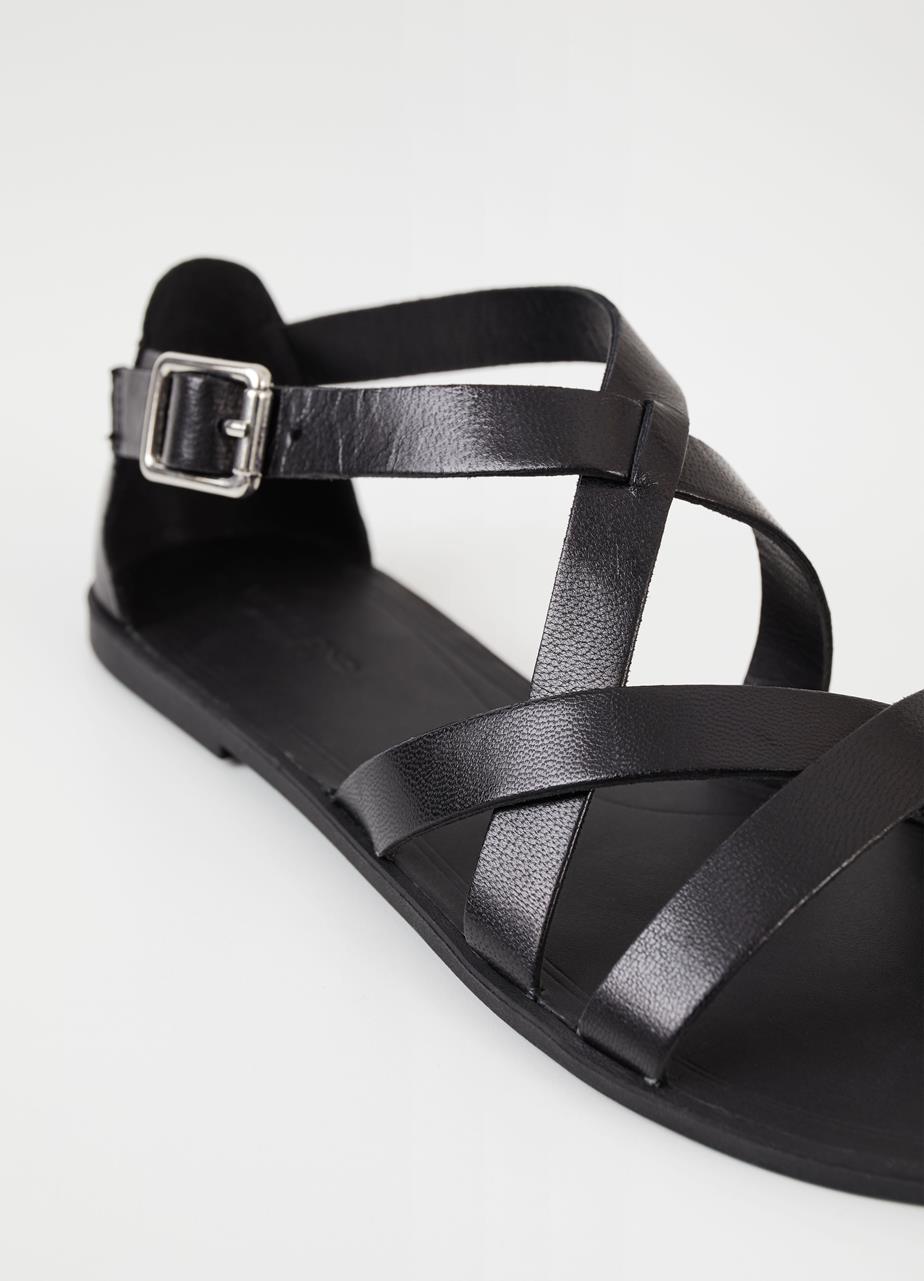 Tia 2.0 sandaalit Musta nahka