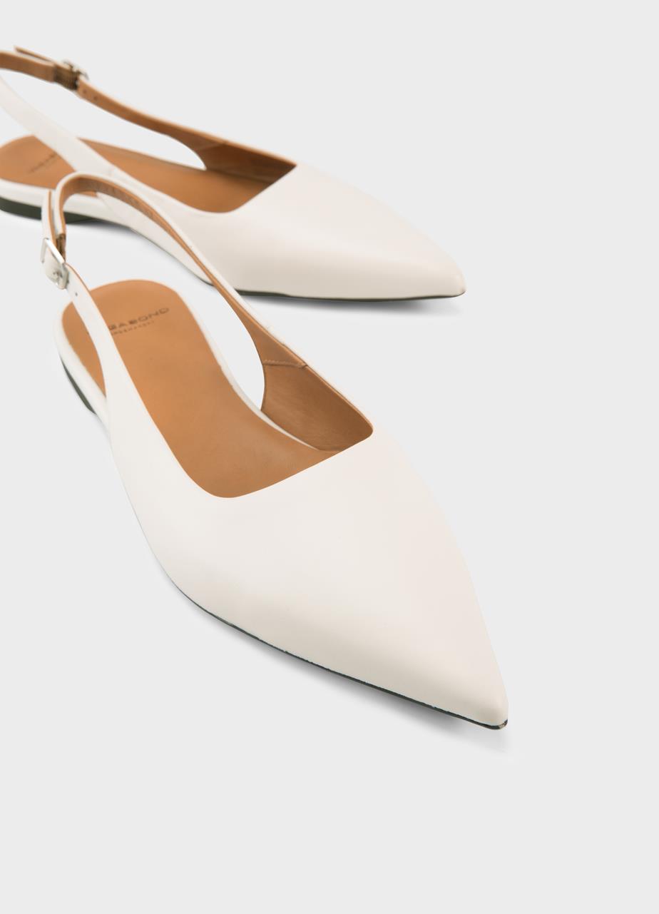 Hermine μπαλαρίνεσ Λευκό, Δερμα