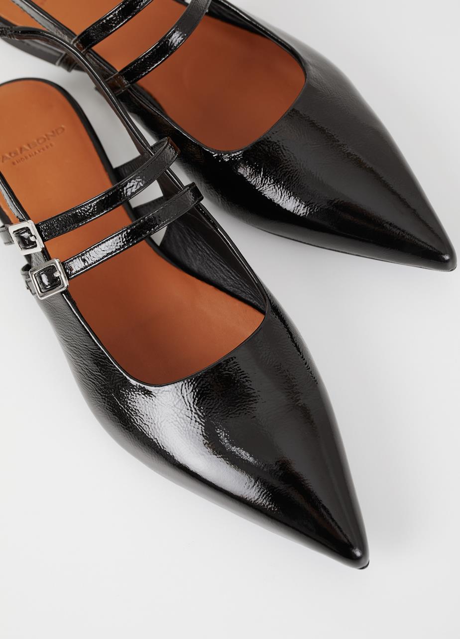 Hermıne shoes Black patent leather