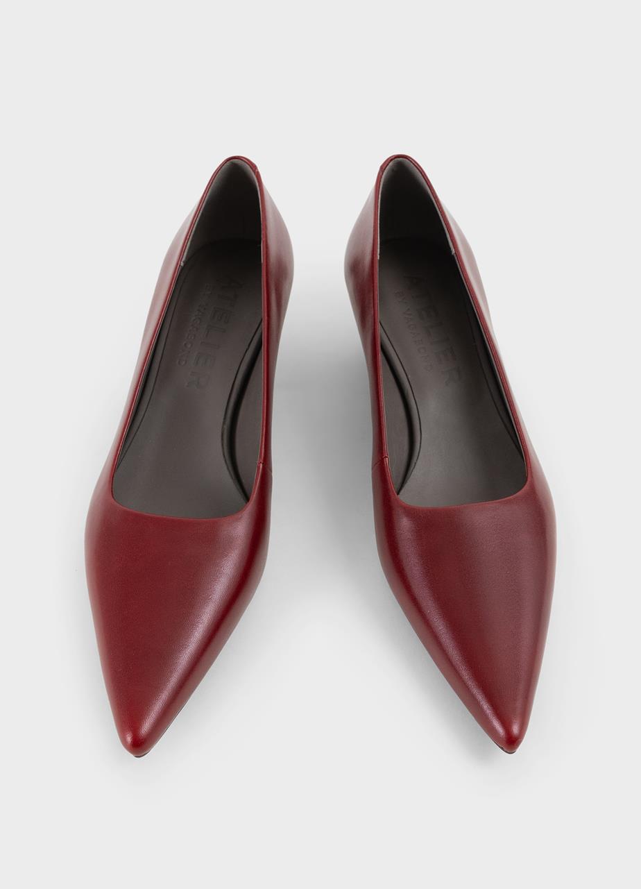 Sonya pumps Dark Red leather