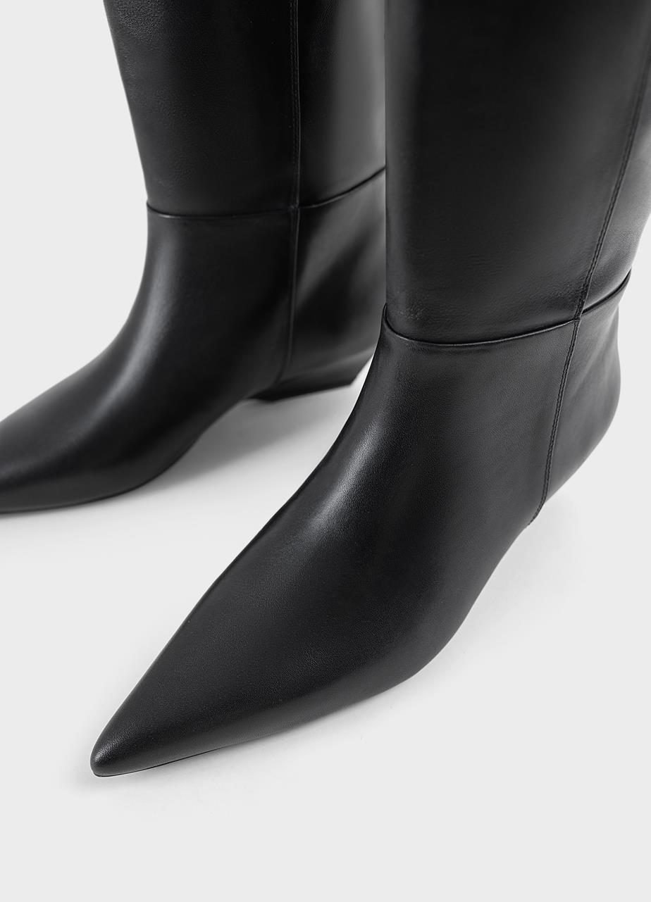 Sonya tall boots Black leather