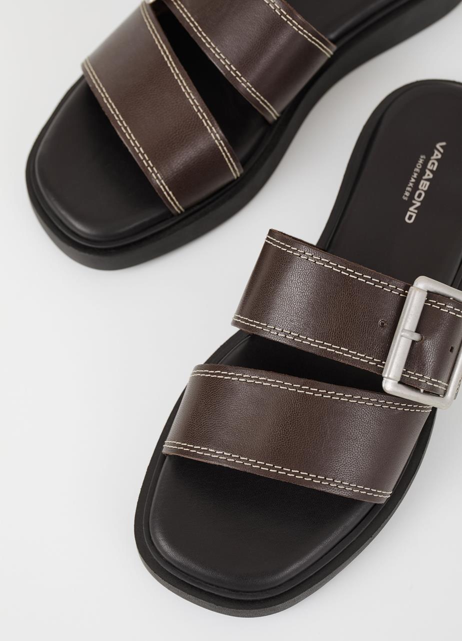 Connıe sandals Brown leather
