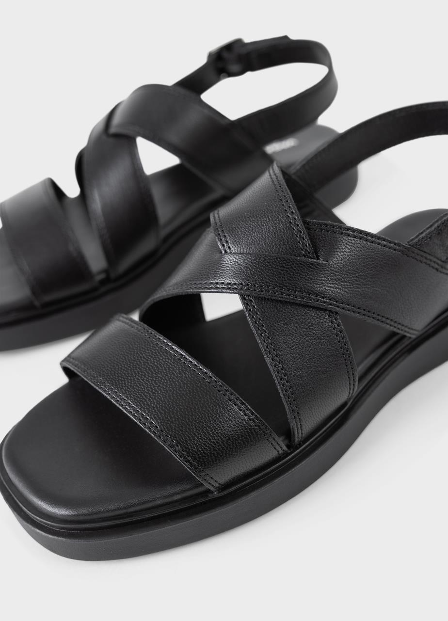 Connie sandals Black leather