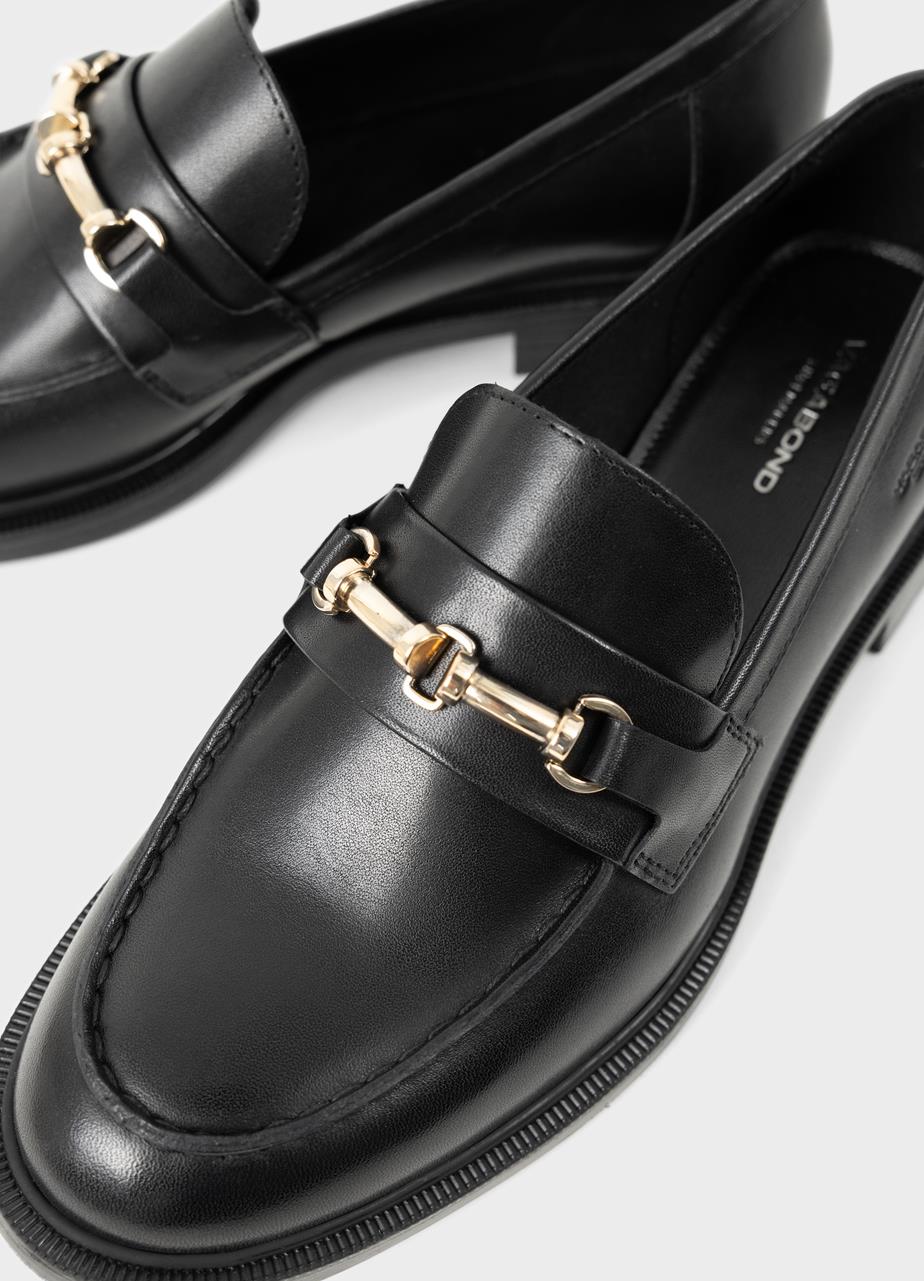 Amina loafers Black leather