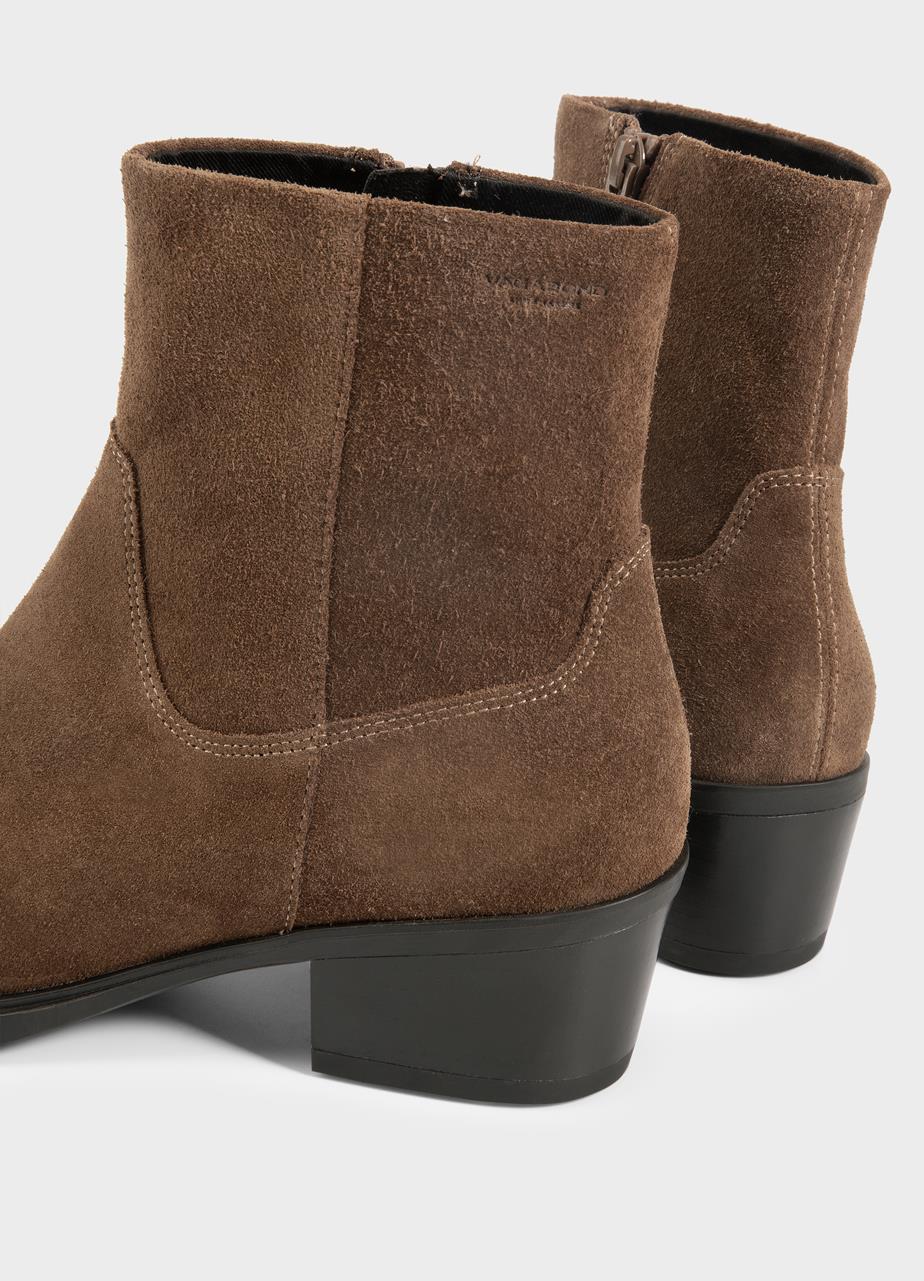 Kelsey stiefel Braun veloursleder