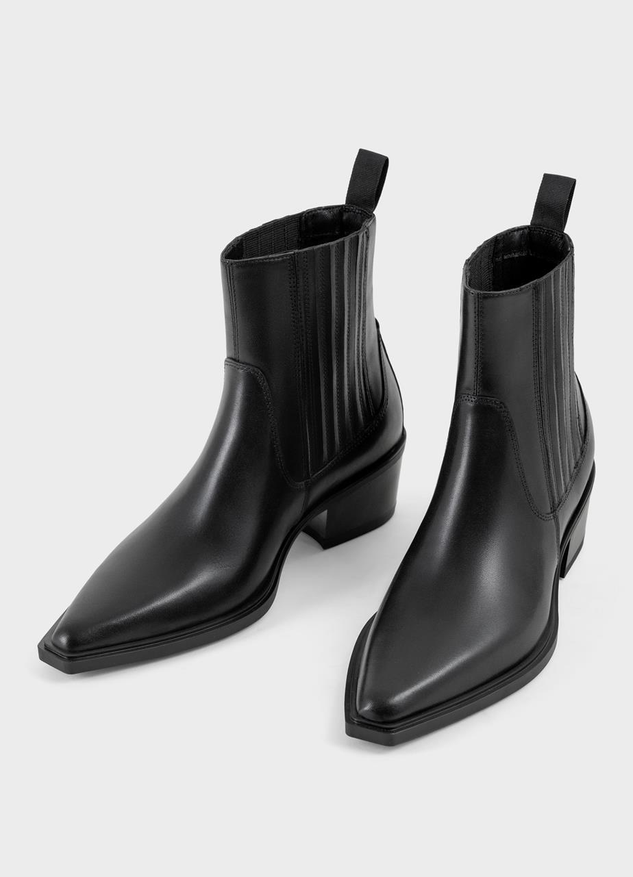 Kelsey bottes Noir cuir