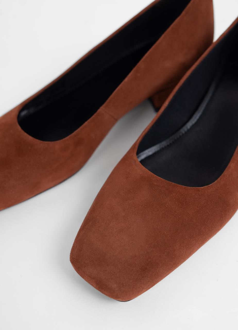 Debbi pumps Brown suede